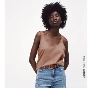 Zara relaxed tank top